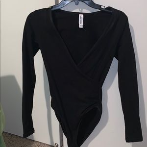 American Apparel Black Bodysuit